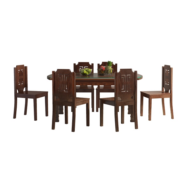 Angelina Wooden Dining Table | TDH-305-4-1-20