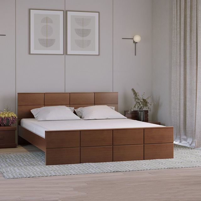 Paradise-king Wooden King Bed | BDH-305-3-1-20
