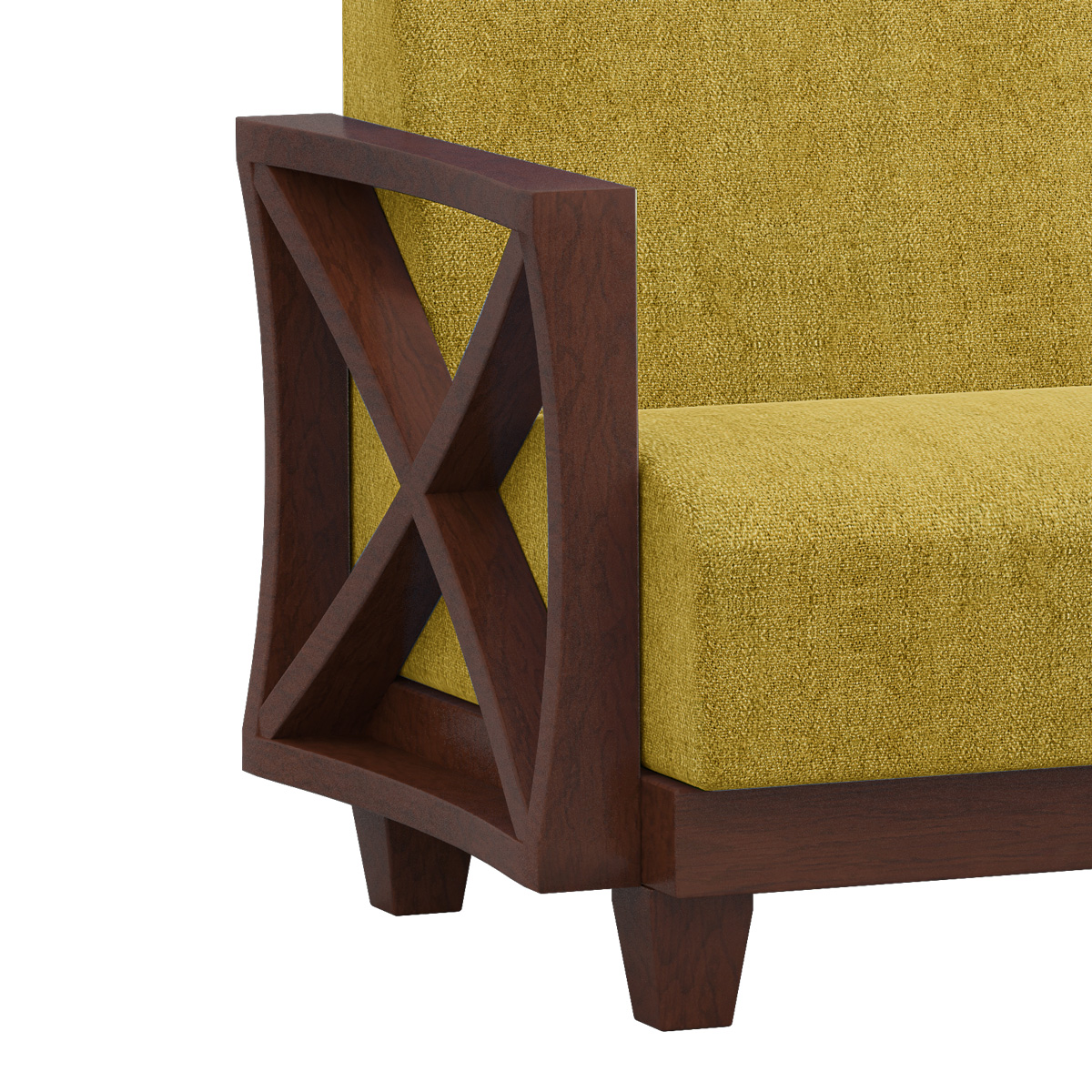 Wooden Sofa SDC-343-3-1-20