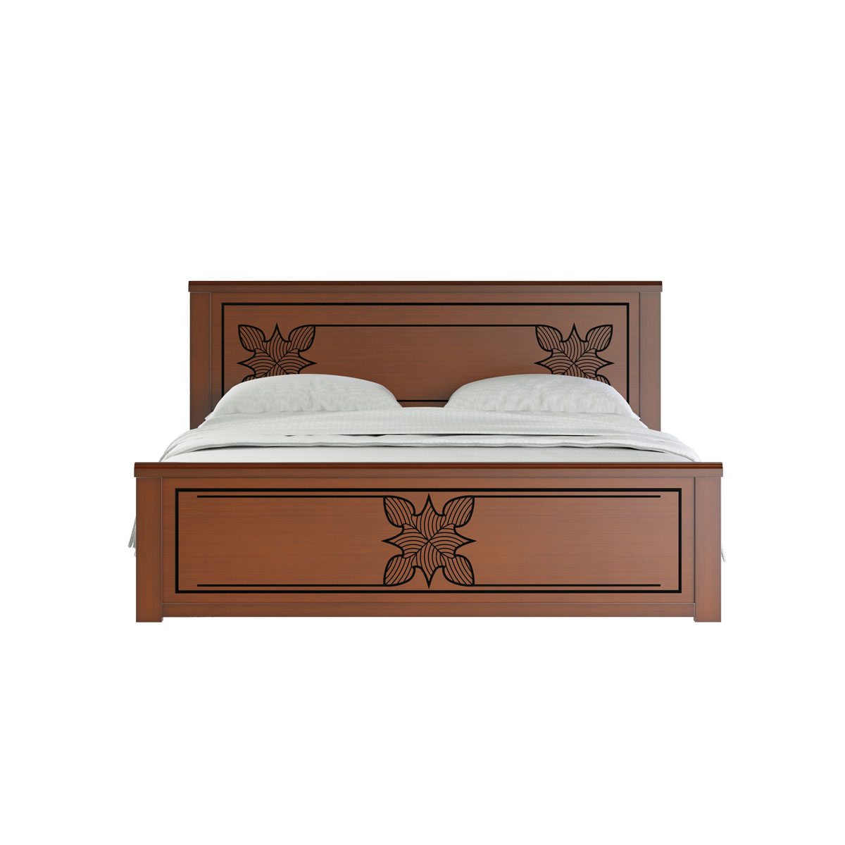 Wooden King bed I BDH-367-3-1-20
