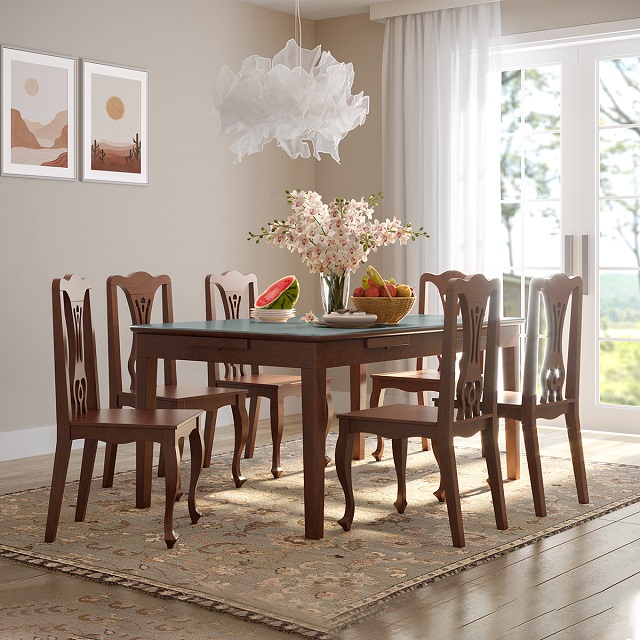 Floris Wooden Dining Table | TDH-314-3-1-20