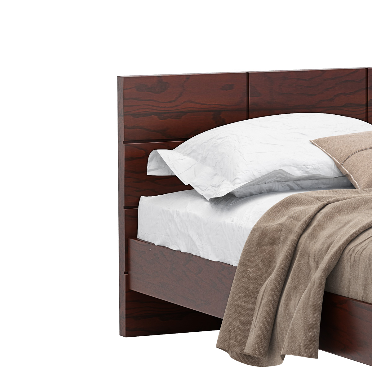 Wooden Double Bed | BDH-305-3-1-20