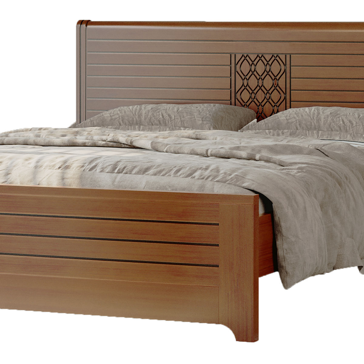 Wooden King Bed | BDH-359-3-1-20