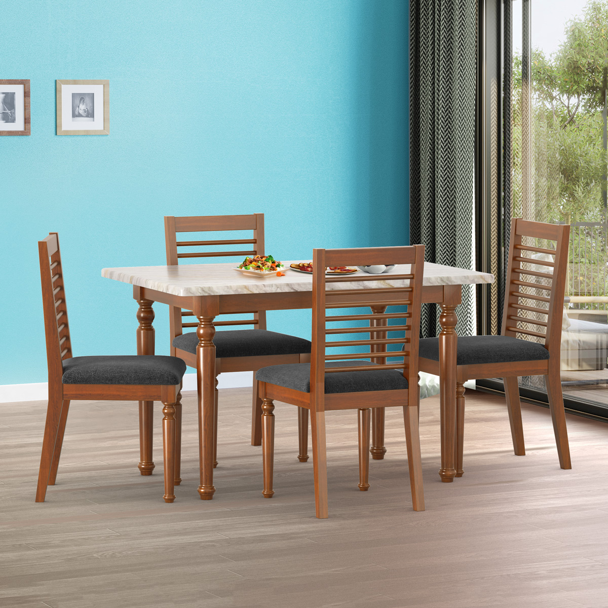 Edessa - Wooden Dining Table I TDH-341-3-1-20