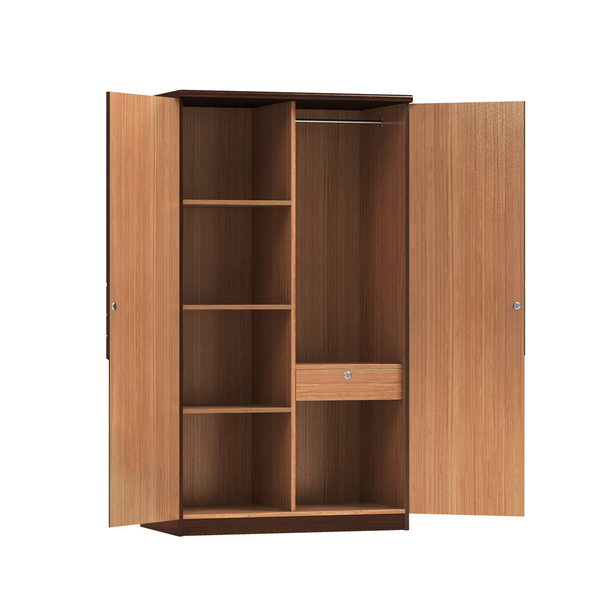 Wooden almirah/Cupboard I CBH-357 (2 DOOR)