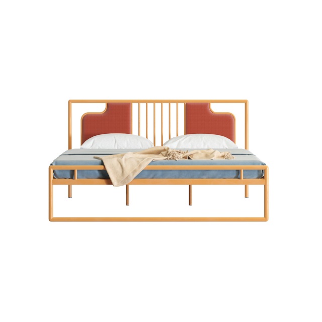 BED- MIRA Double Bed-BDH-241-2-199 (Golden)