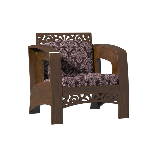 Wooden Sofa SDC-317-3-2-00